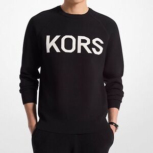 Michael Kors KORS Chenille Logo Crewneck Sweatshirt Size XL